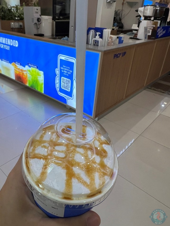 Gigi Coffee Bintang Megamall Caramel Drizzle