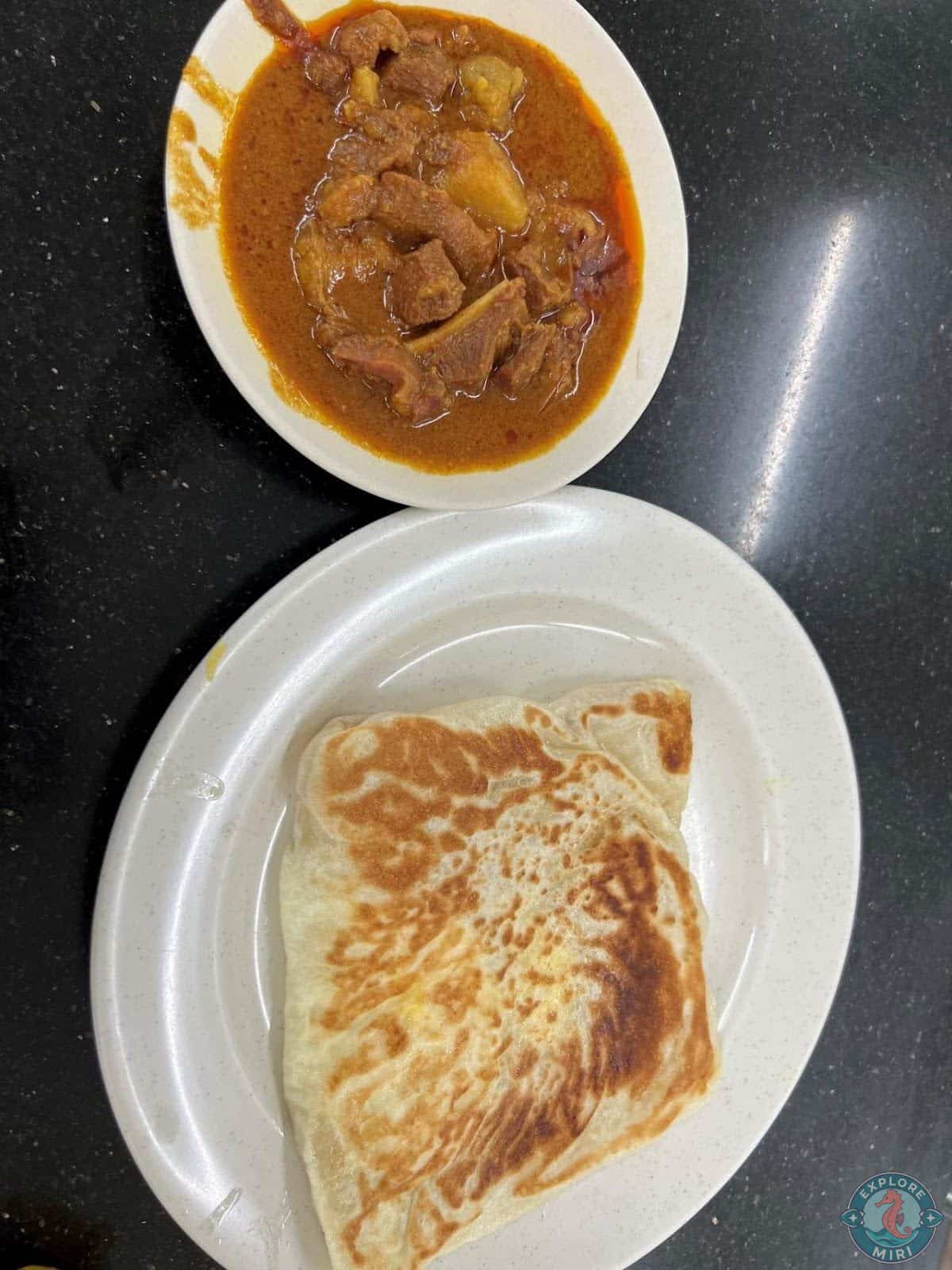 Lamb Curry with Roti Telur