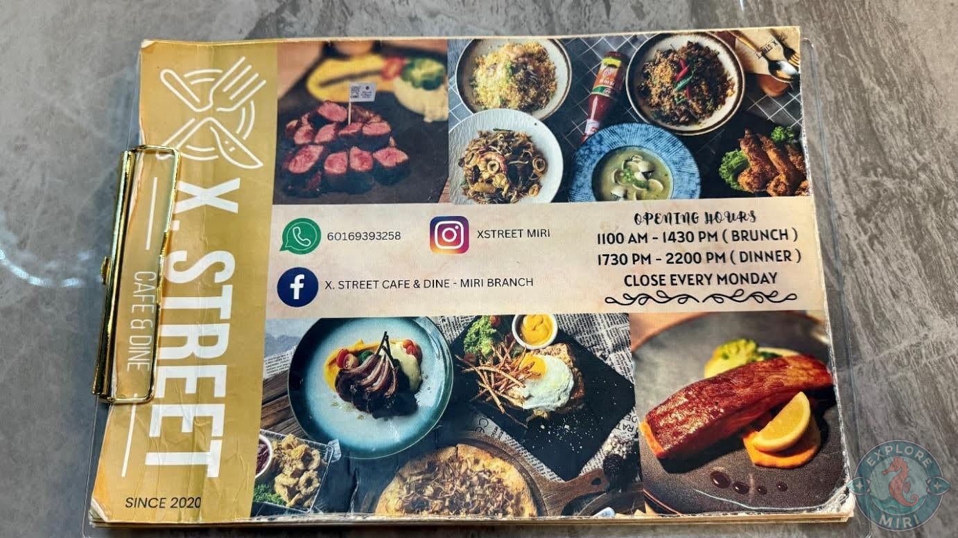 Menu of X.Street Cafe