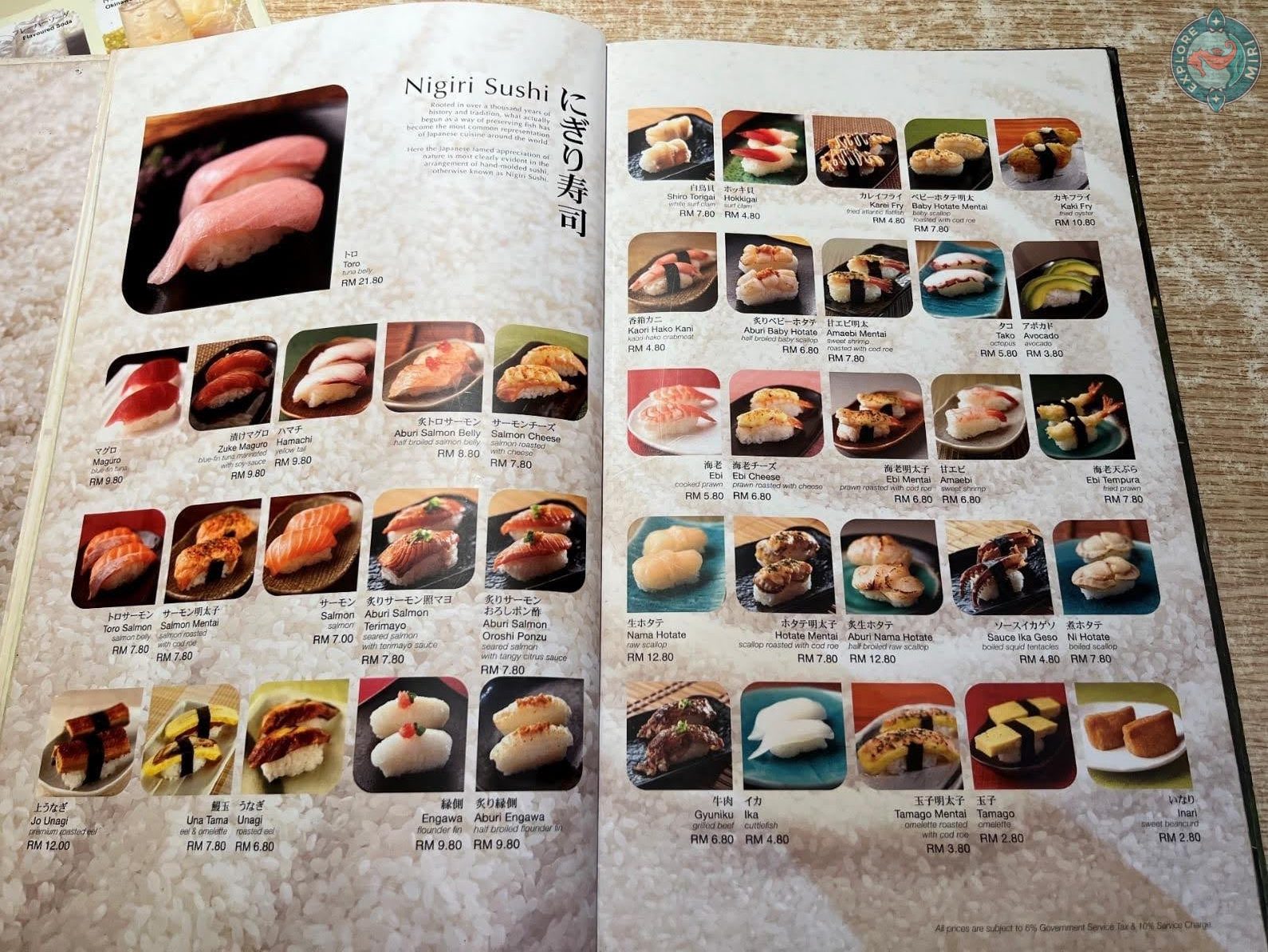Nigiri Sushi page