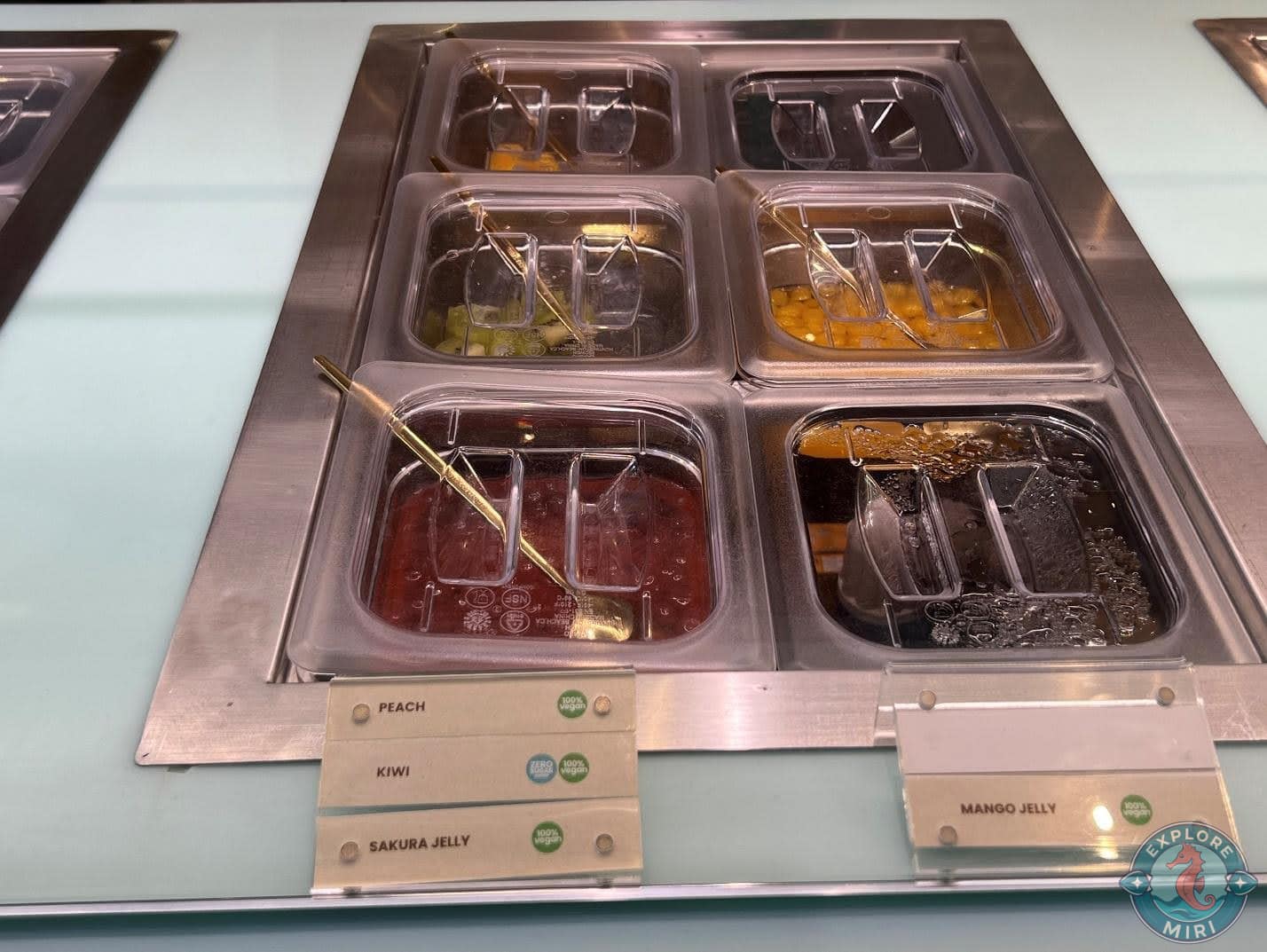 colorful fruit jelly options