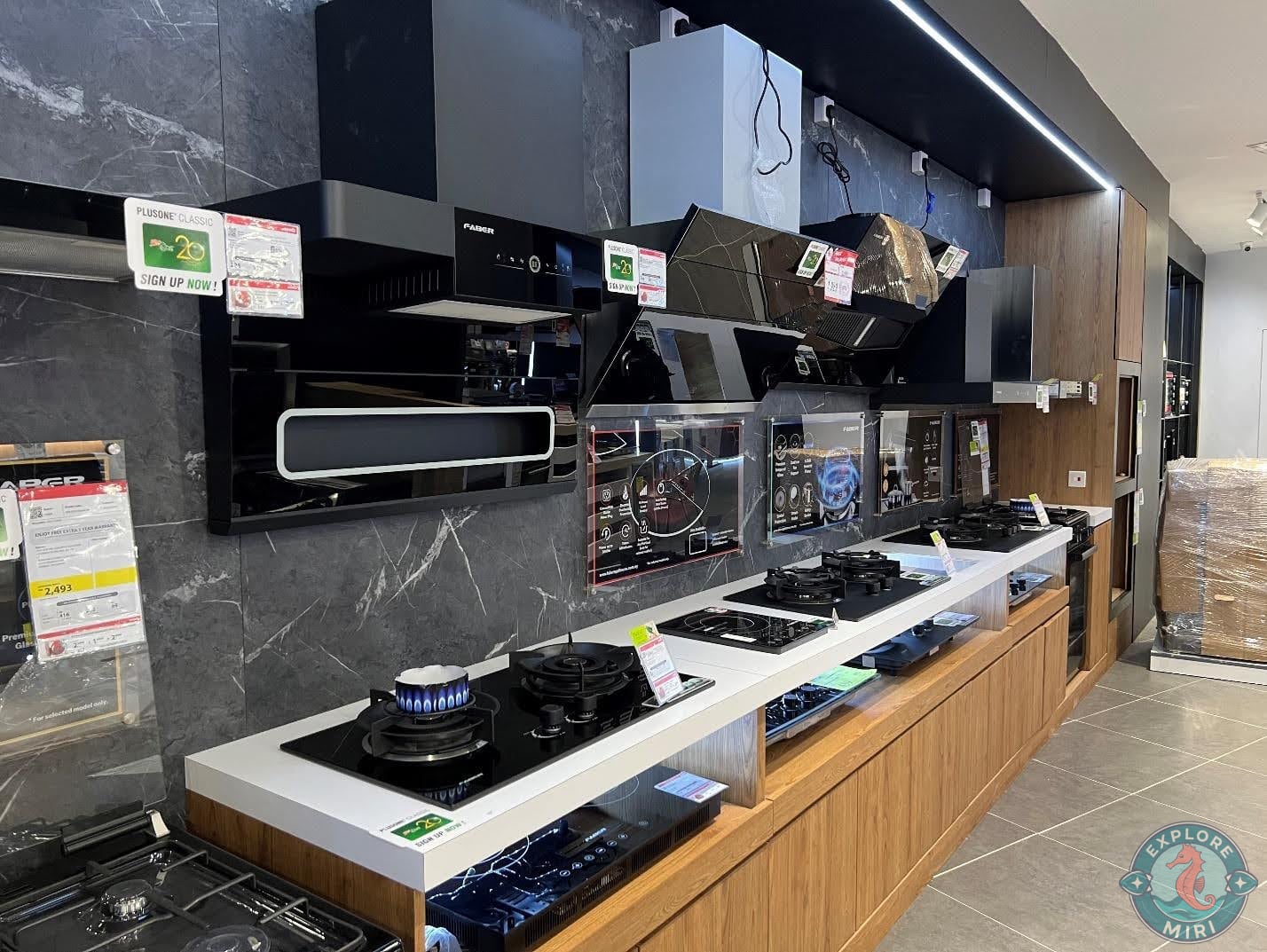 cooking appliance area