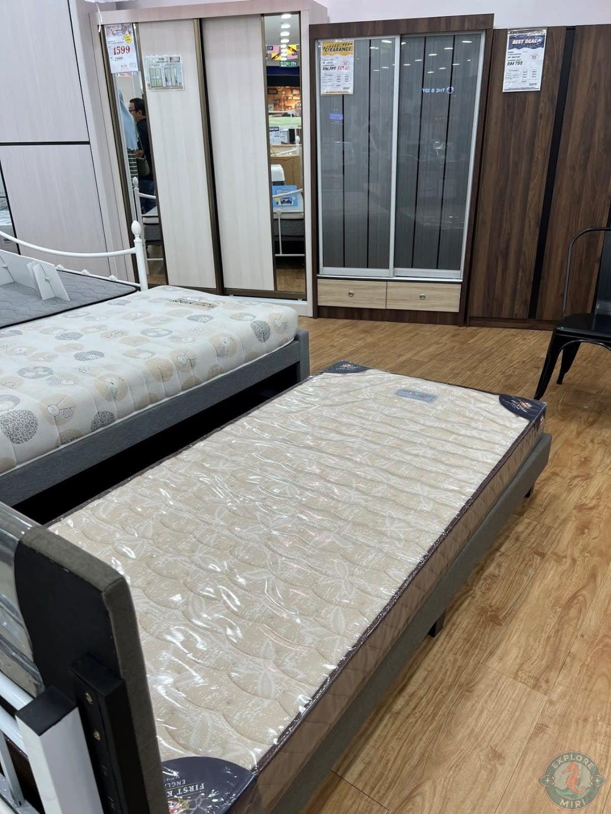 portable convertible beds, wardrobes and wooden cupboards