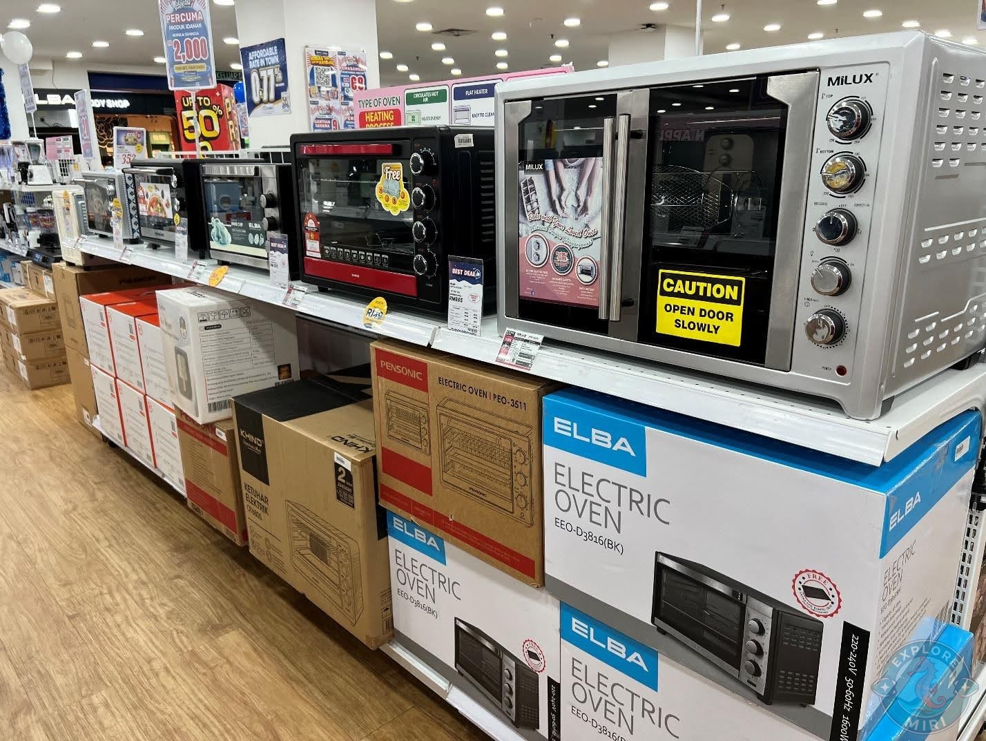 rack of oven and OTG from different brands