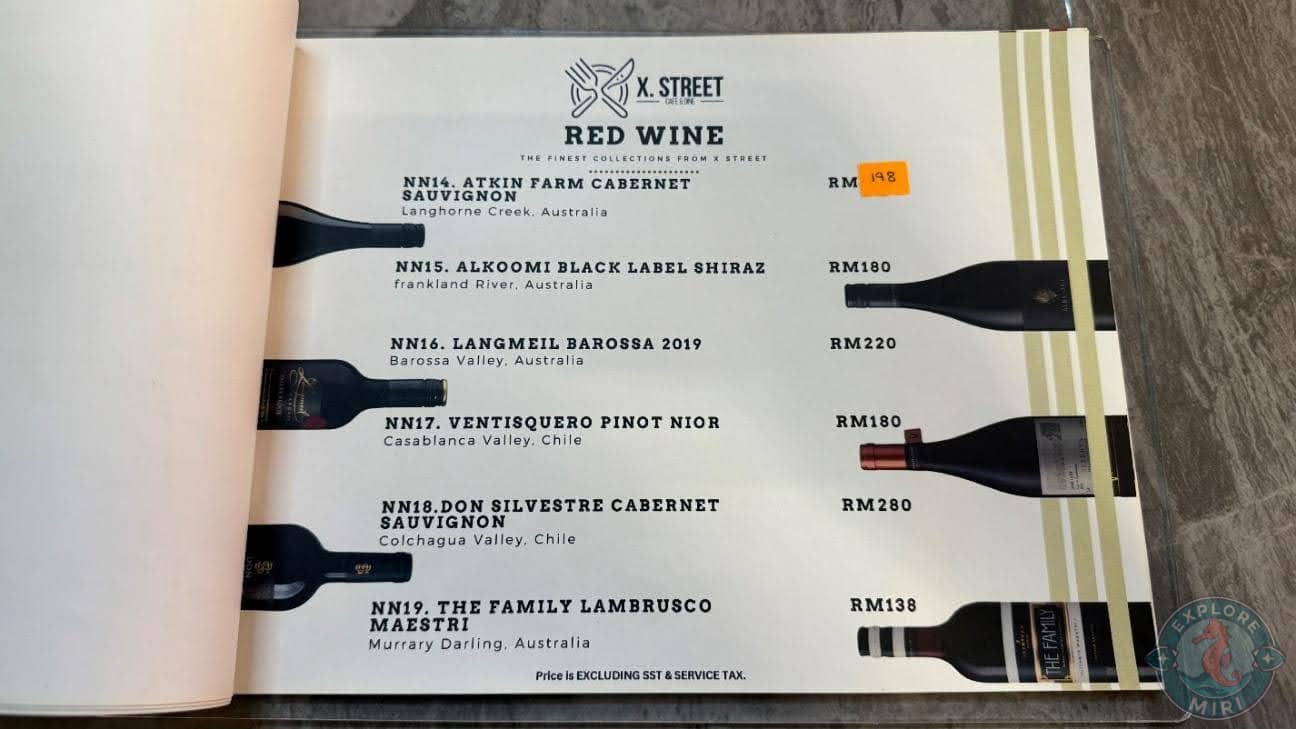 red wine menu again
