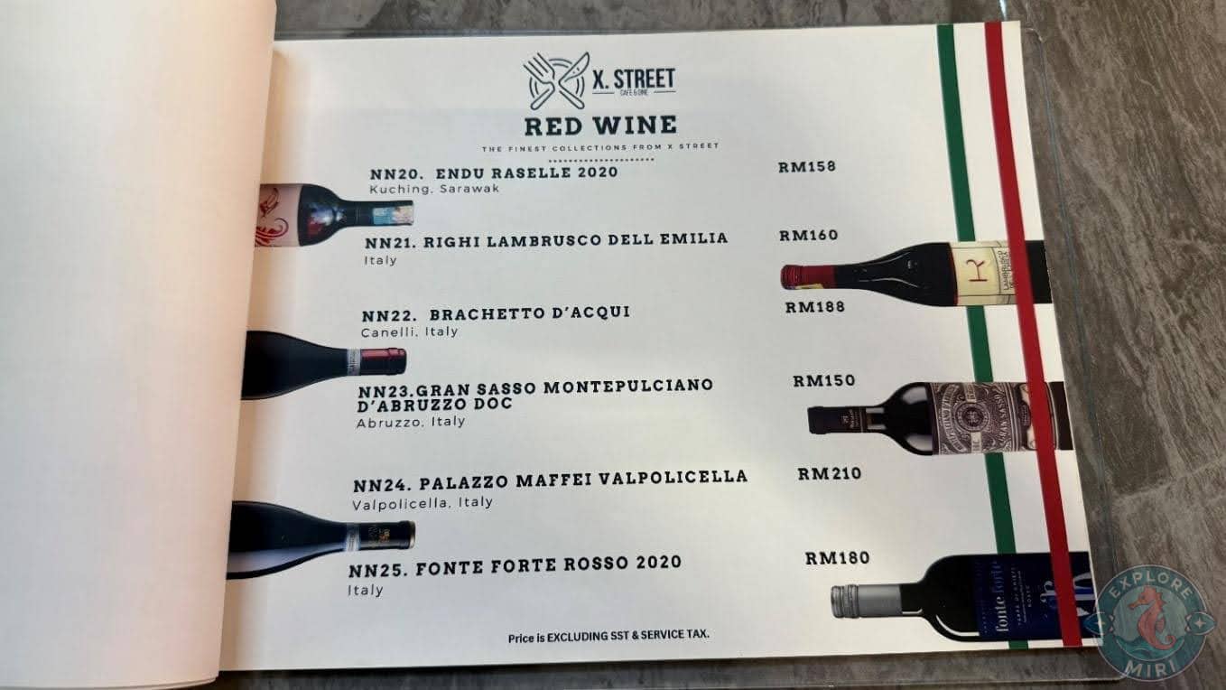 red wine options
