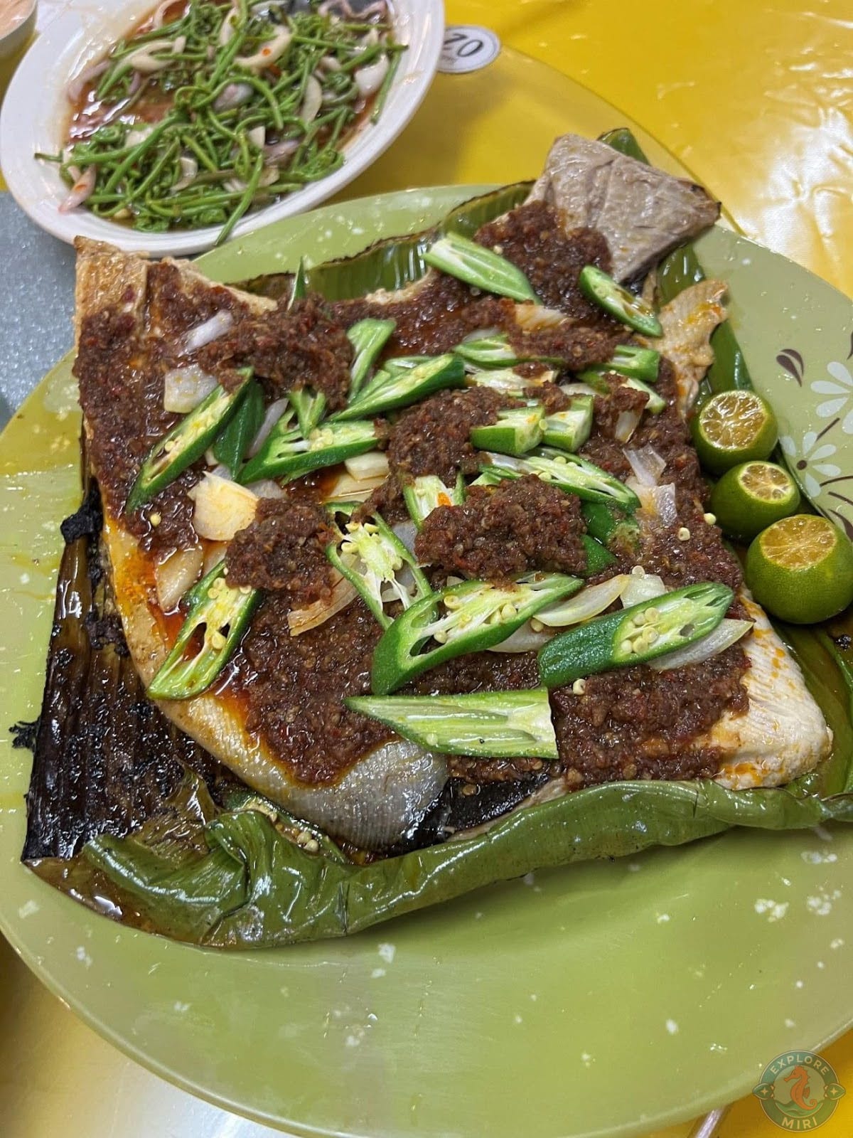 BBQ stingray fish