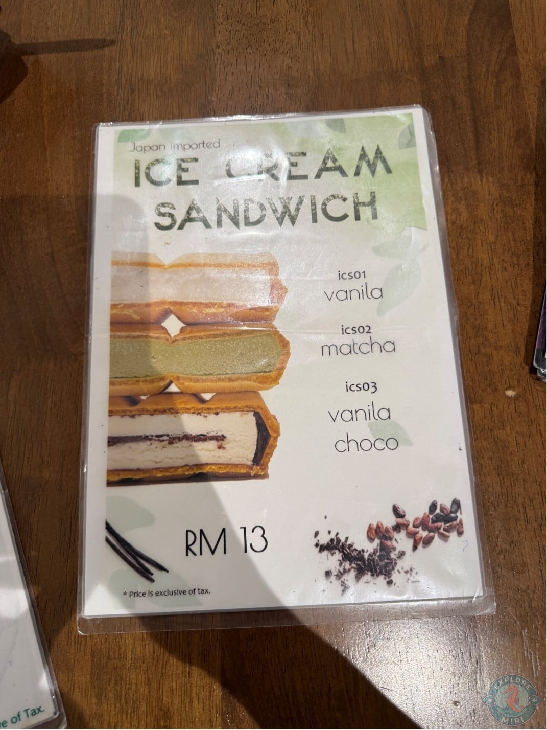 Japanese imported ice-cream sandwiches