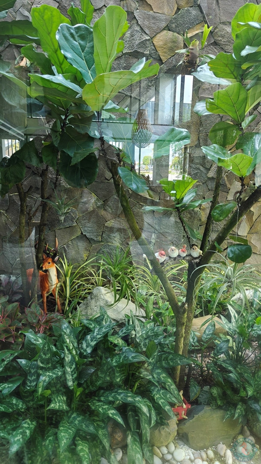 Jinhold Hotel Miri Indoor Wall Garden