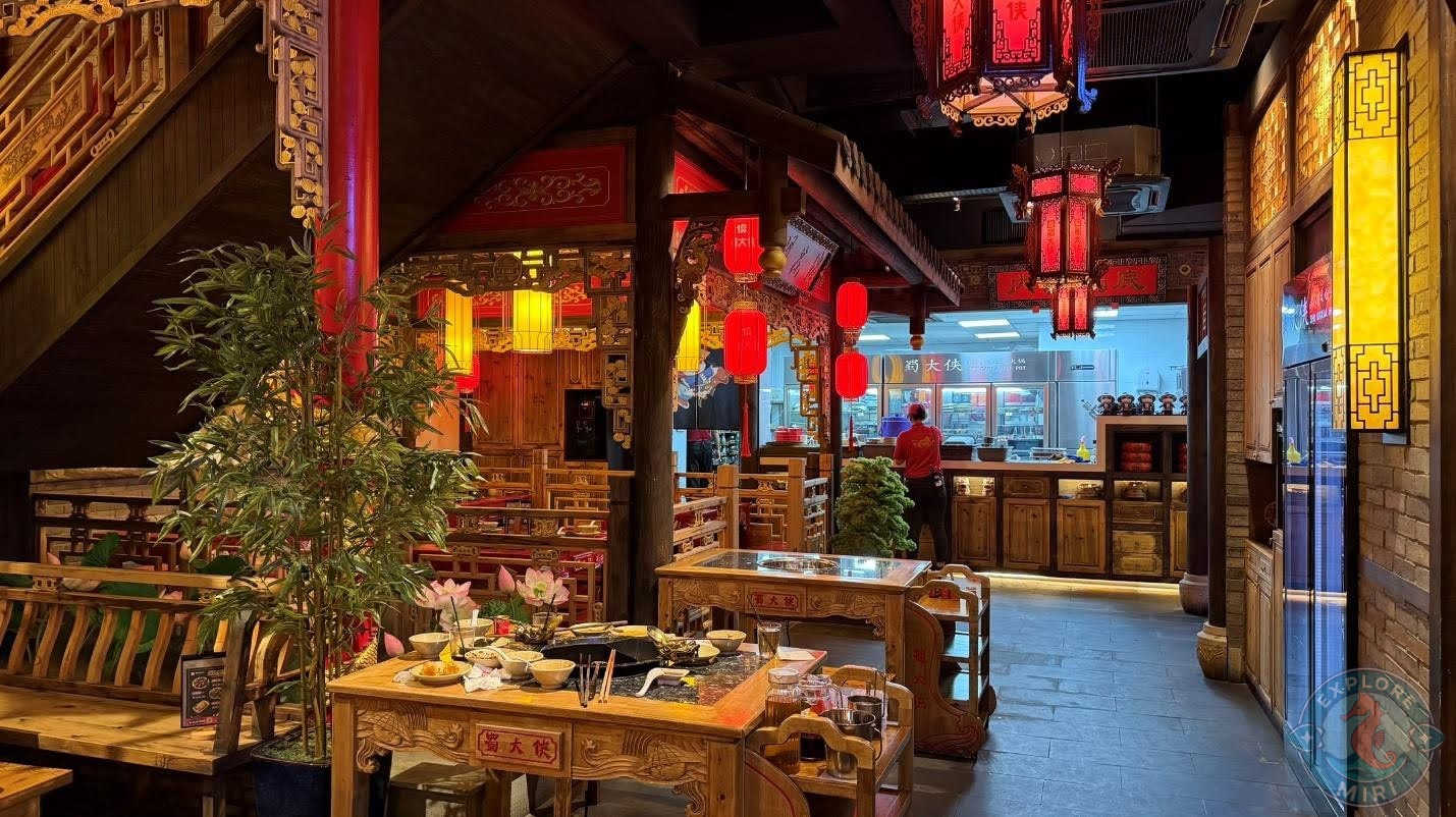 ShuDaXia is a Chinese luxury hot pot spot in Miri Times Square