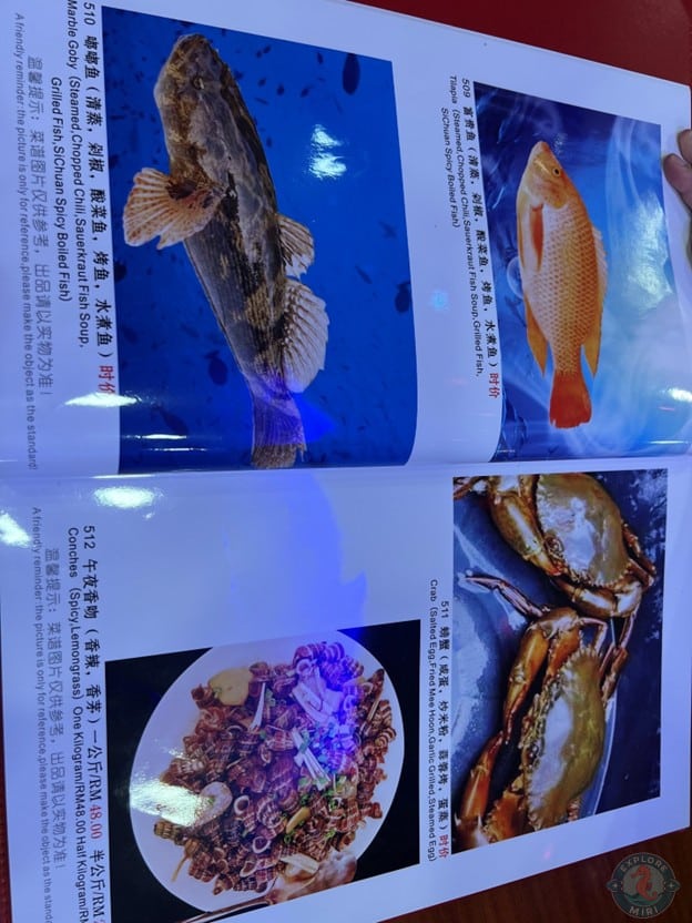 Tilapia, Crab and Conches