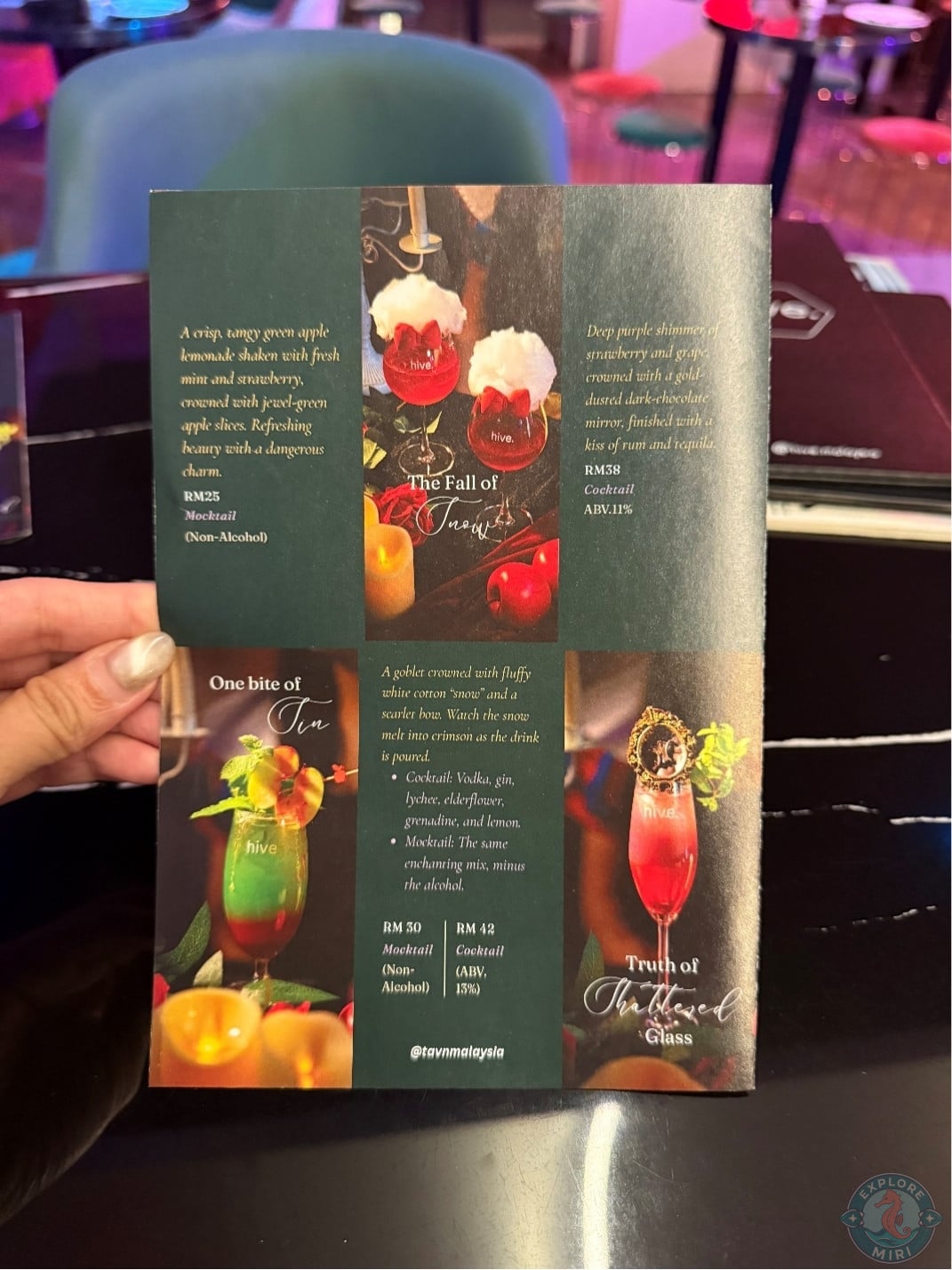 alcoholic and non alcoholic drinks