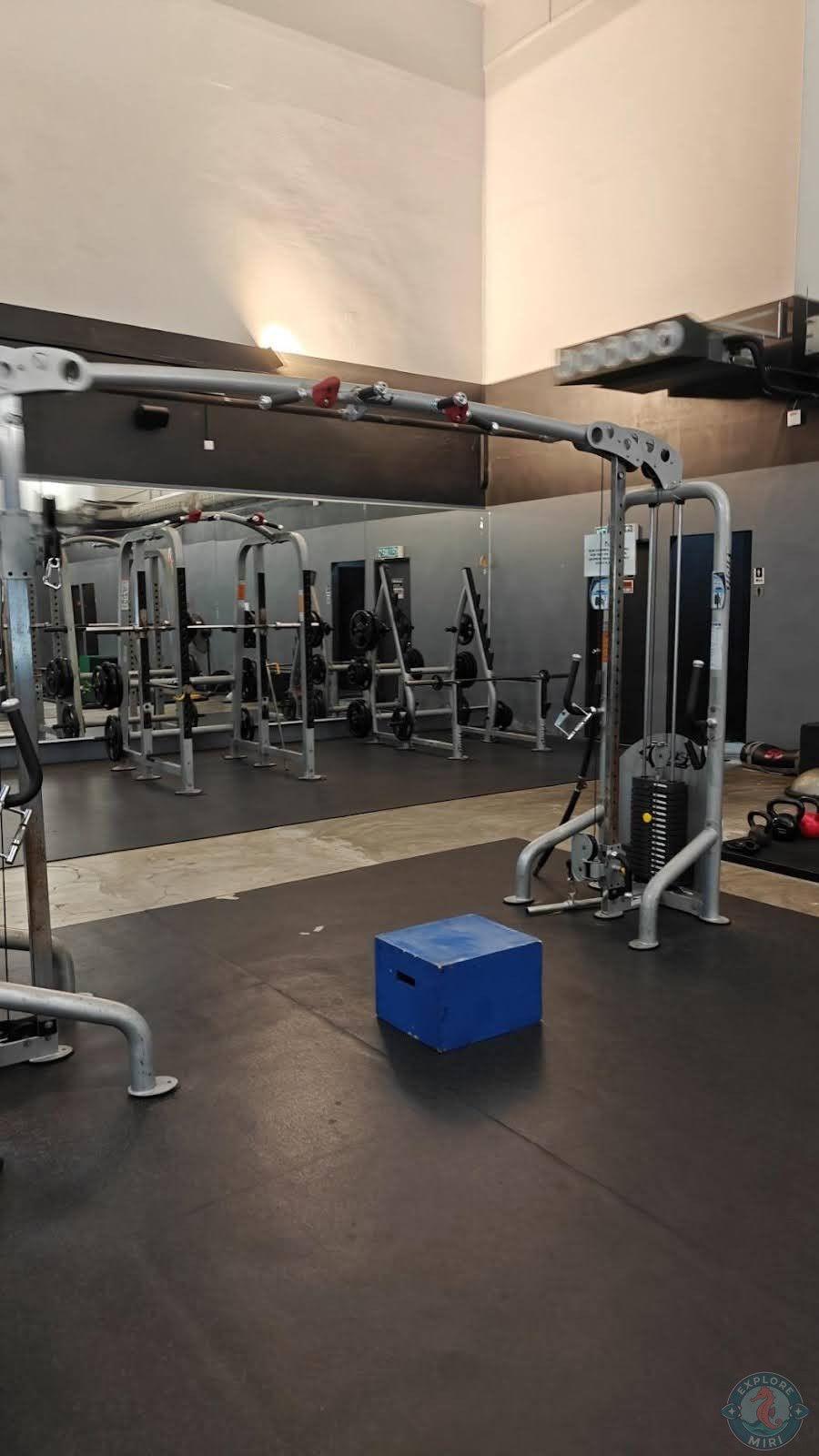 blue box in the middle