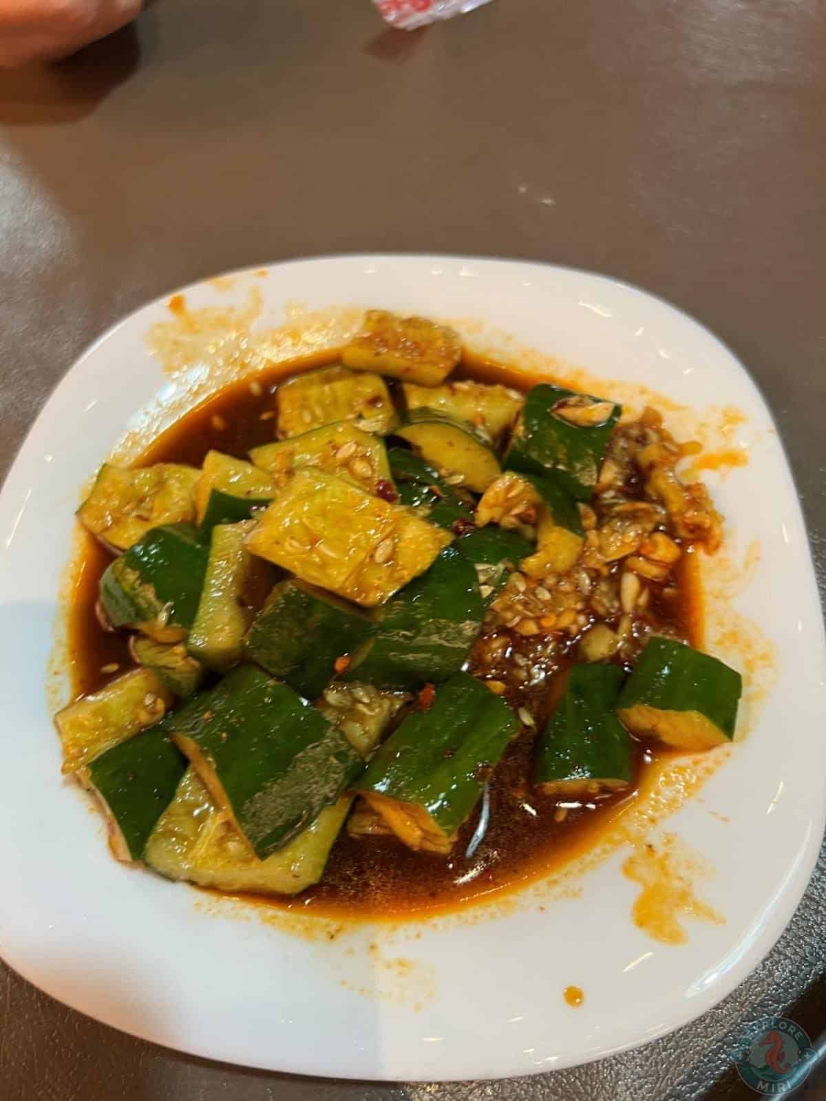 crunchy cucumber salad