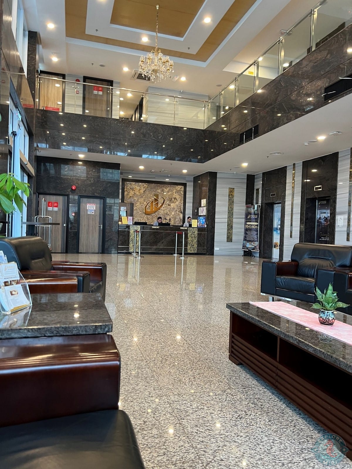 floors were shinning clean and interior was very welcoming and homey