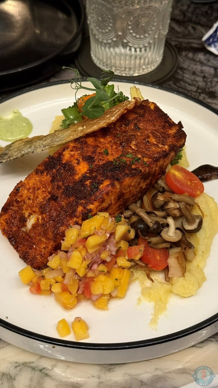 grilled salmon