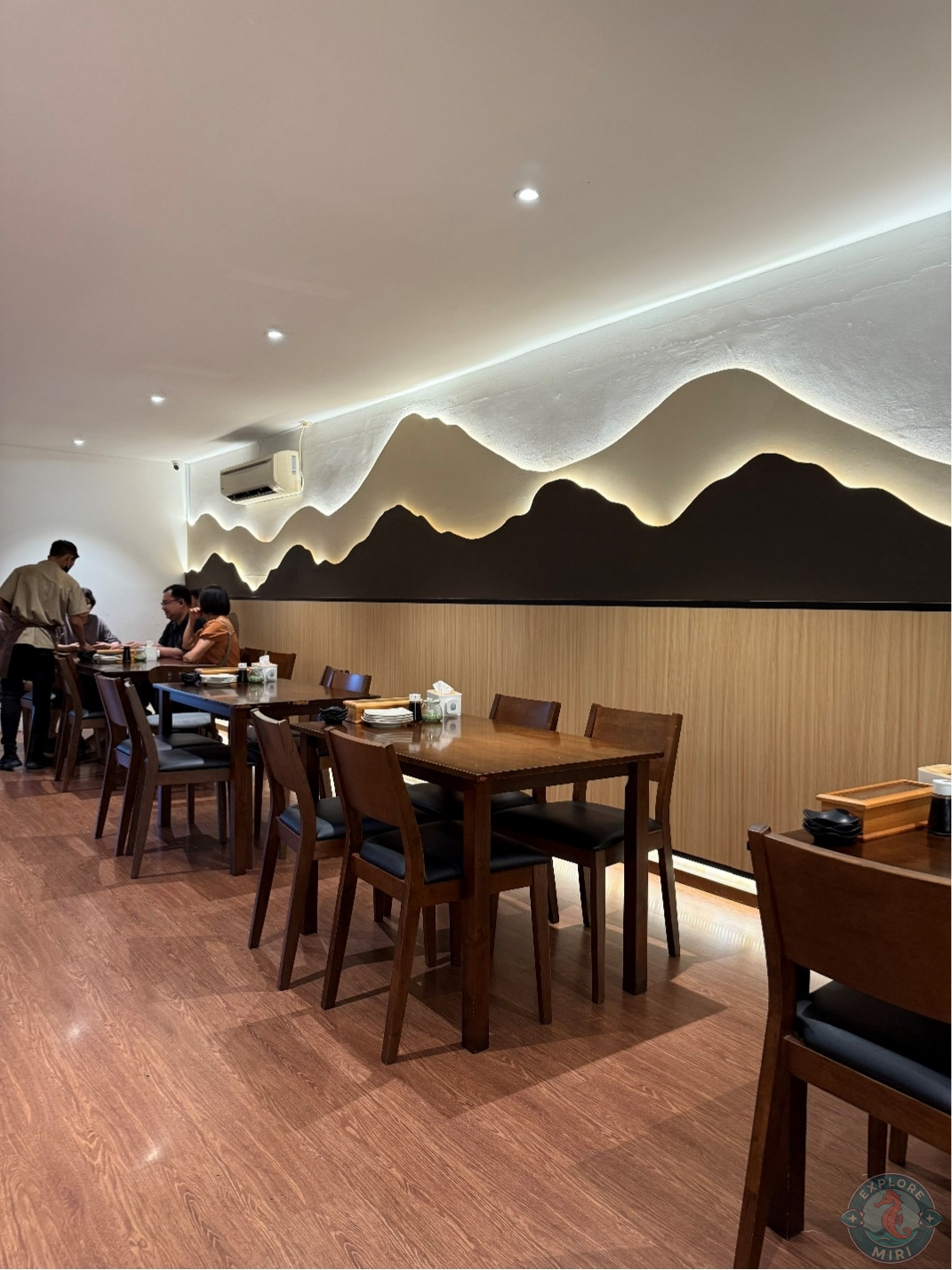 inside Aoki Restaurant Miri