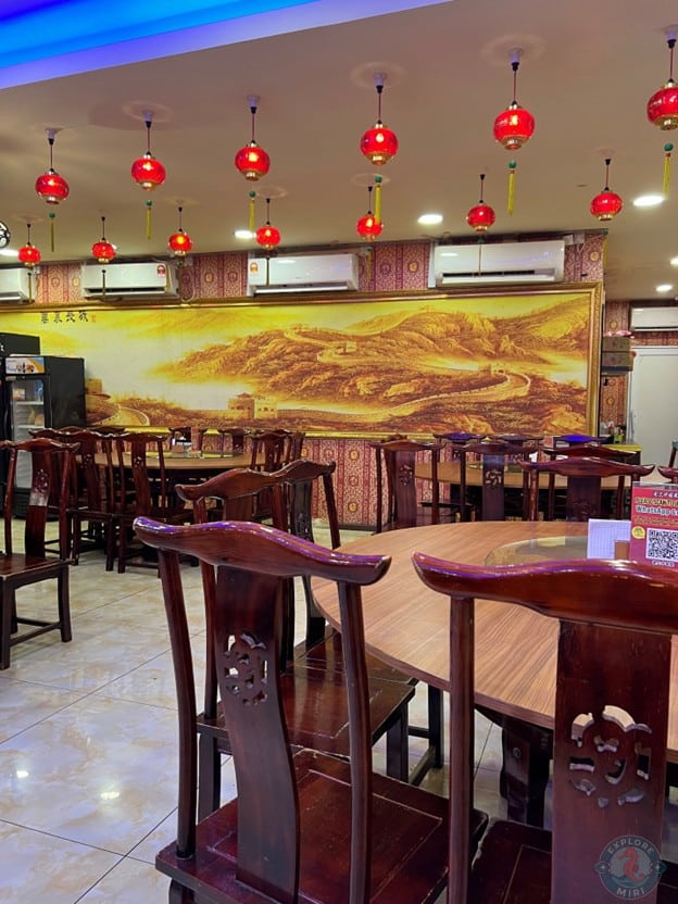 interior of the restaurant