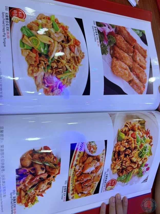 pork and even pig tongue topped with various sauces