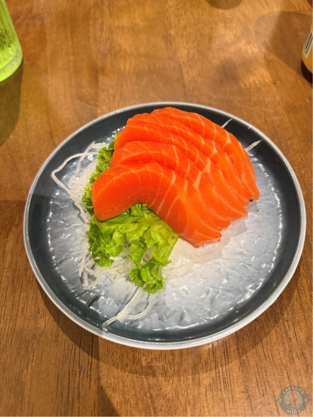 salmon sashimi