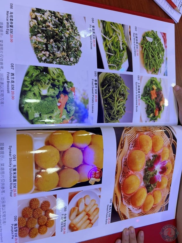 sides and fried sections