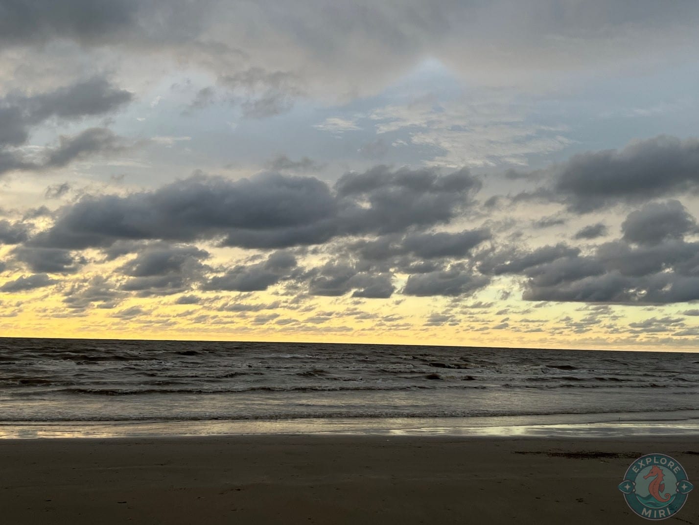 sky was turning a hue of orange