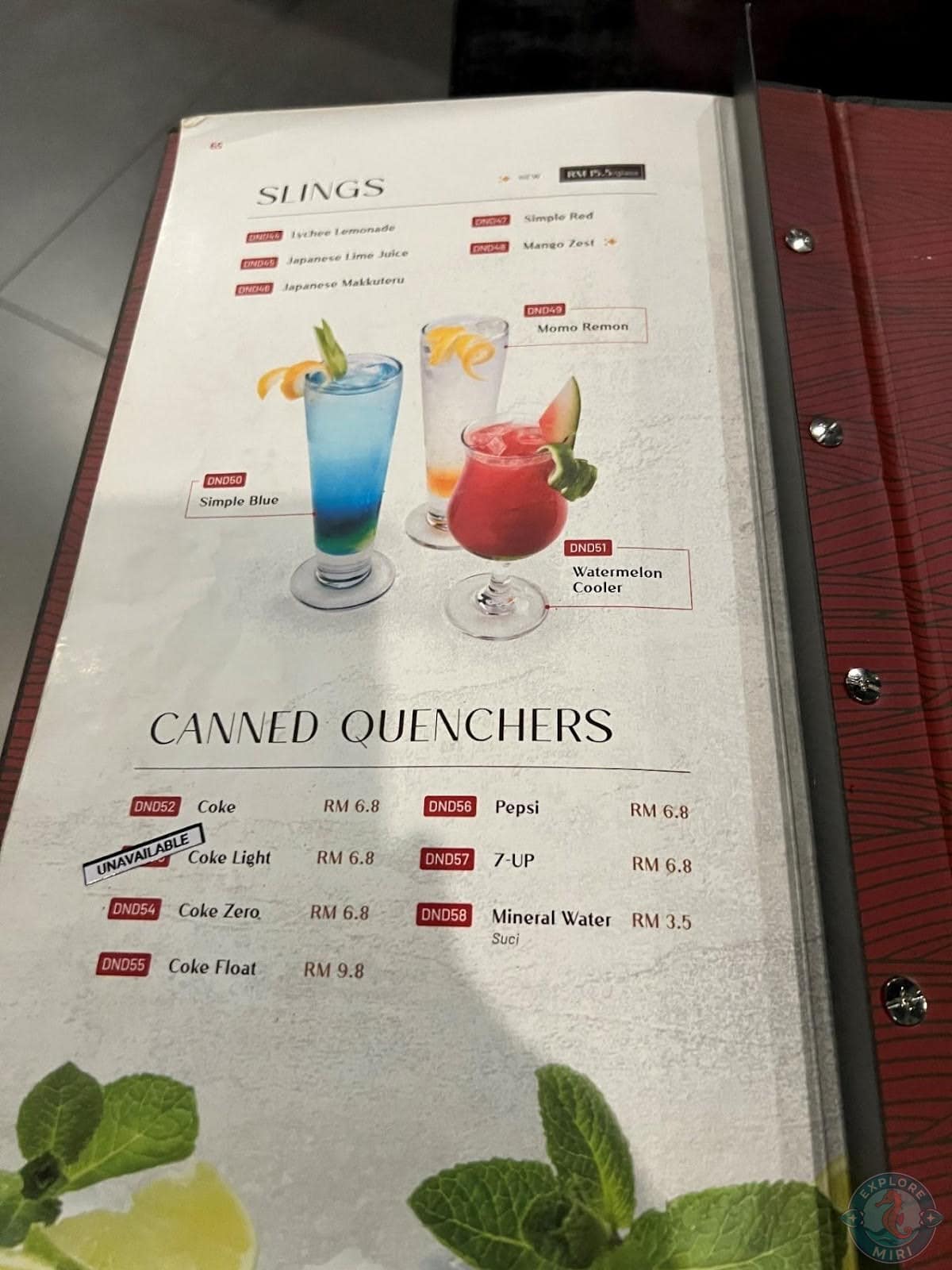 slings and canned quenchers