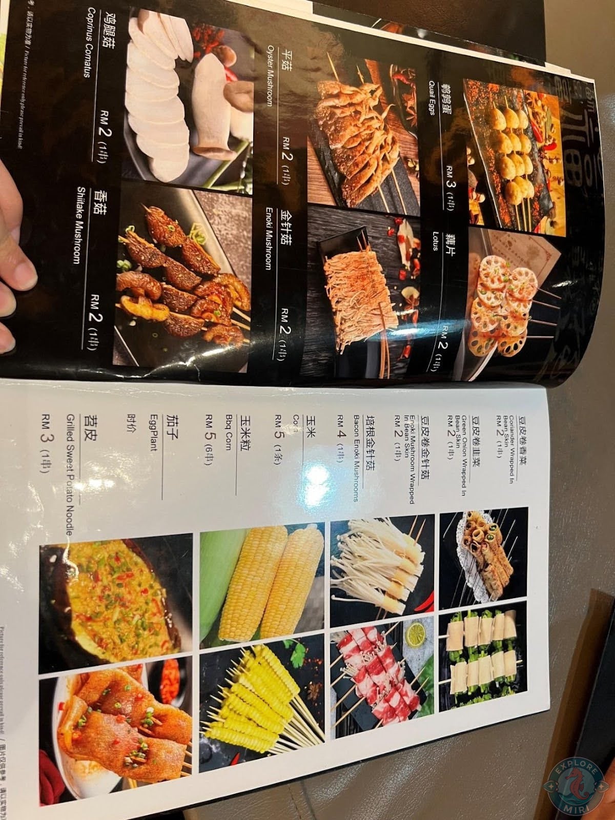 vegetable section also had mushroom, egg and corn dishes