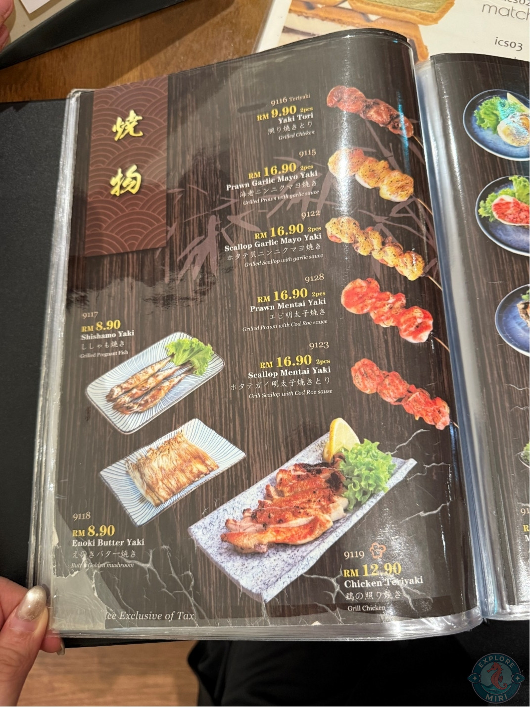 yaki menu
