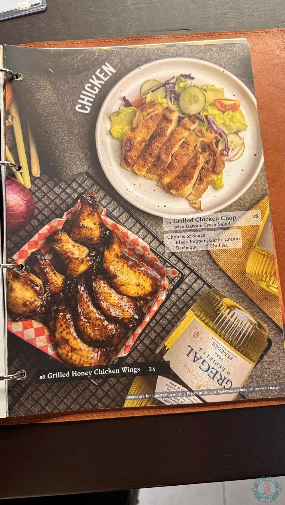 Aperitif Wine Bar Miri Times Square Menu Chicken 12