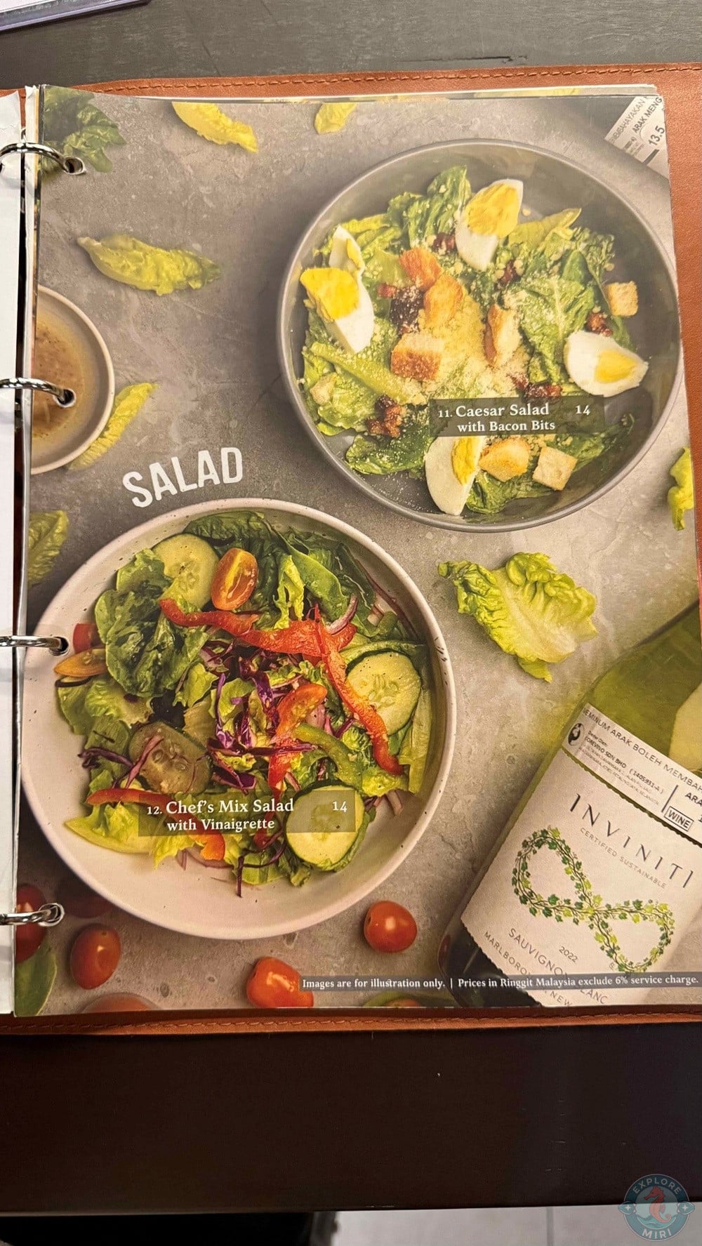 Aperitif Wine Bar Miri Times Square Menu Salad 10