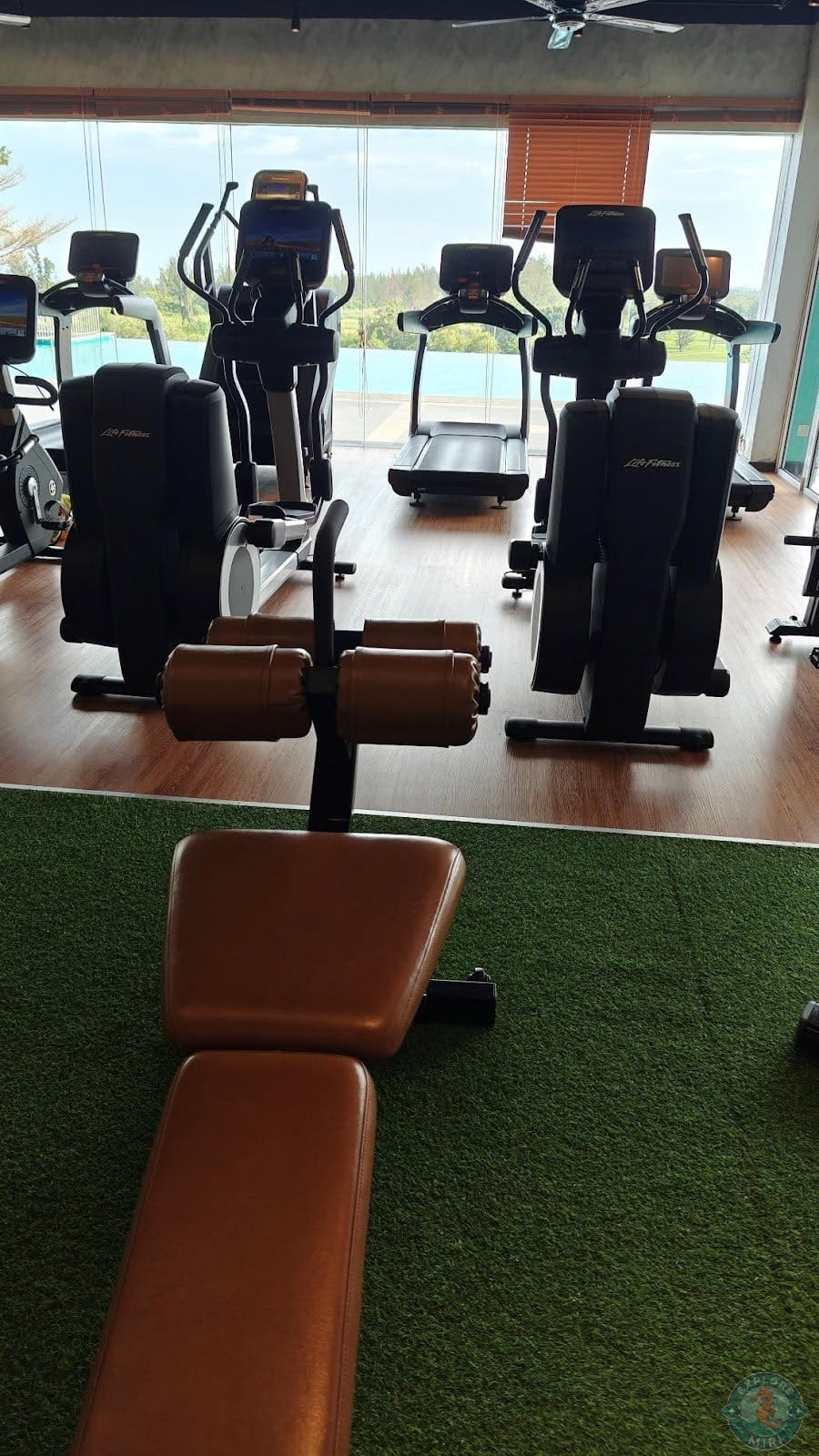Exercise bikes, elliptical cross trainers and treadmills