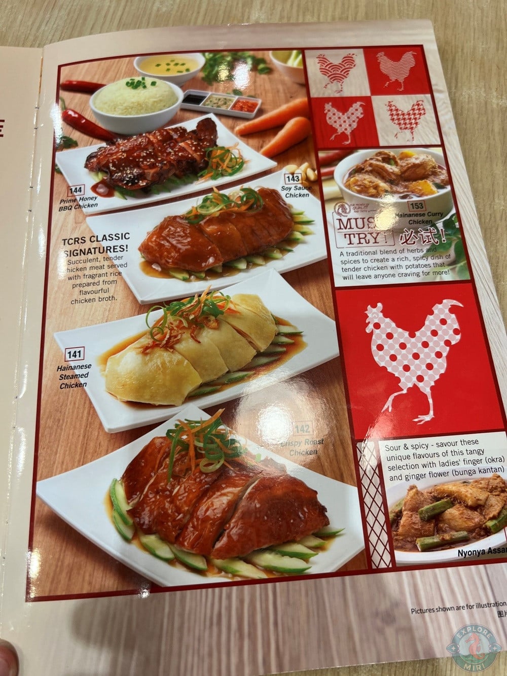 The Chicken Rice Shop Imperial Permaisuri Mall Miri Menu TCRS Signatures 9