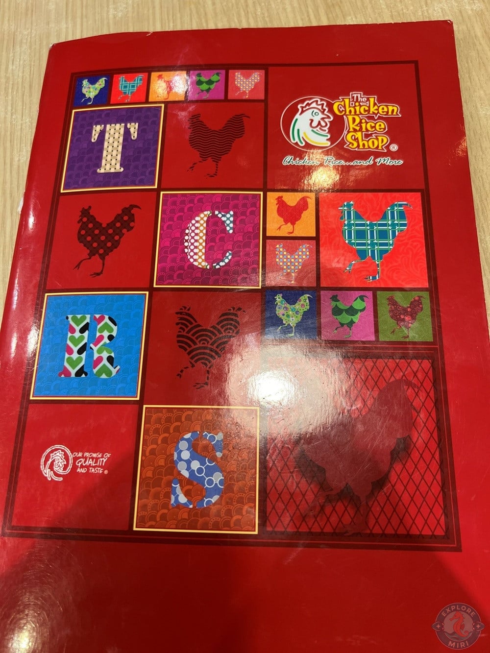 The Chicken Rice Shop Imperial Permaisuri Mall Miri menu cover 3