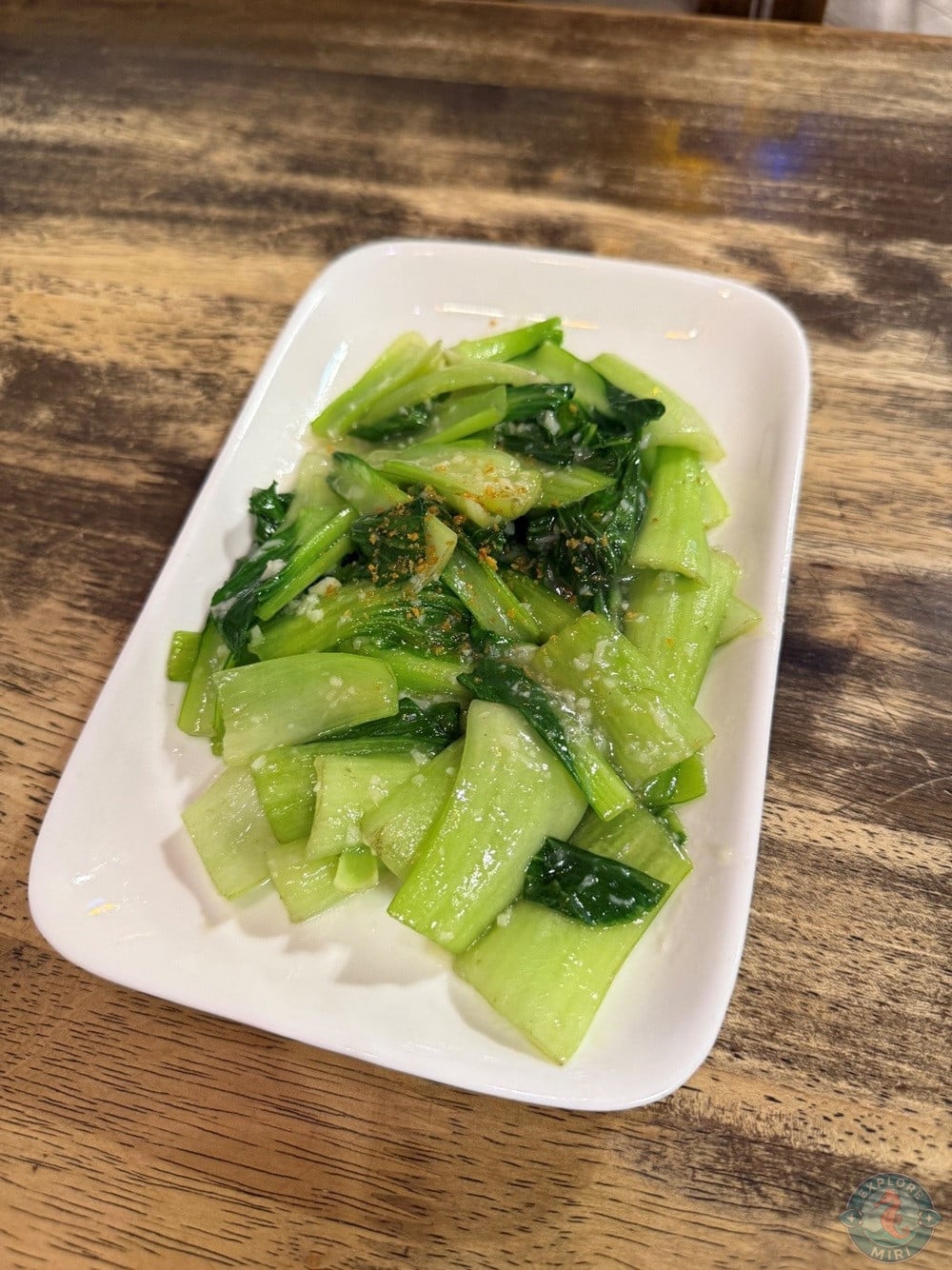 X Cuisine Miri garlic fried siao pak choi 6