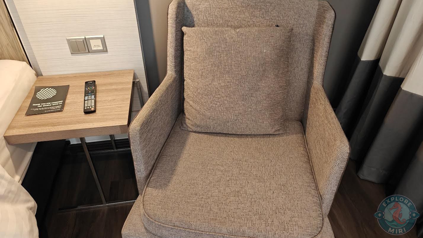 armchair looked comfortable