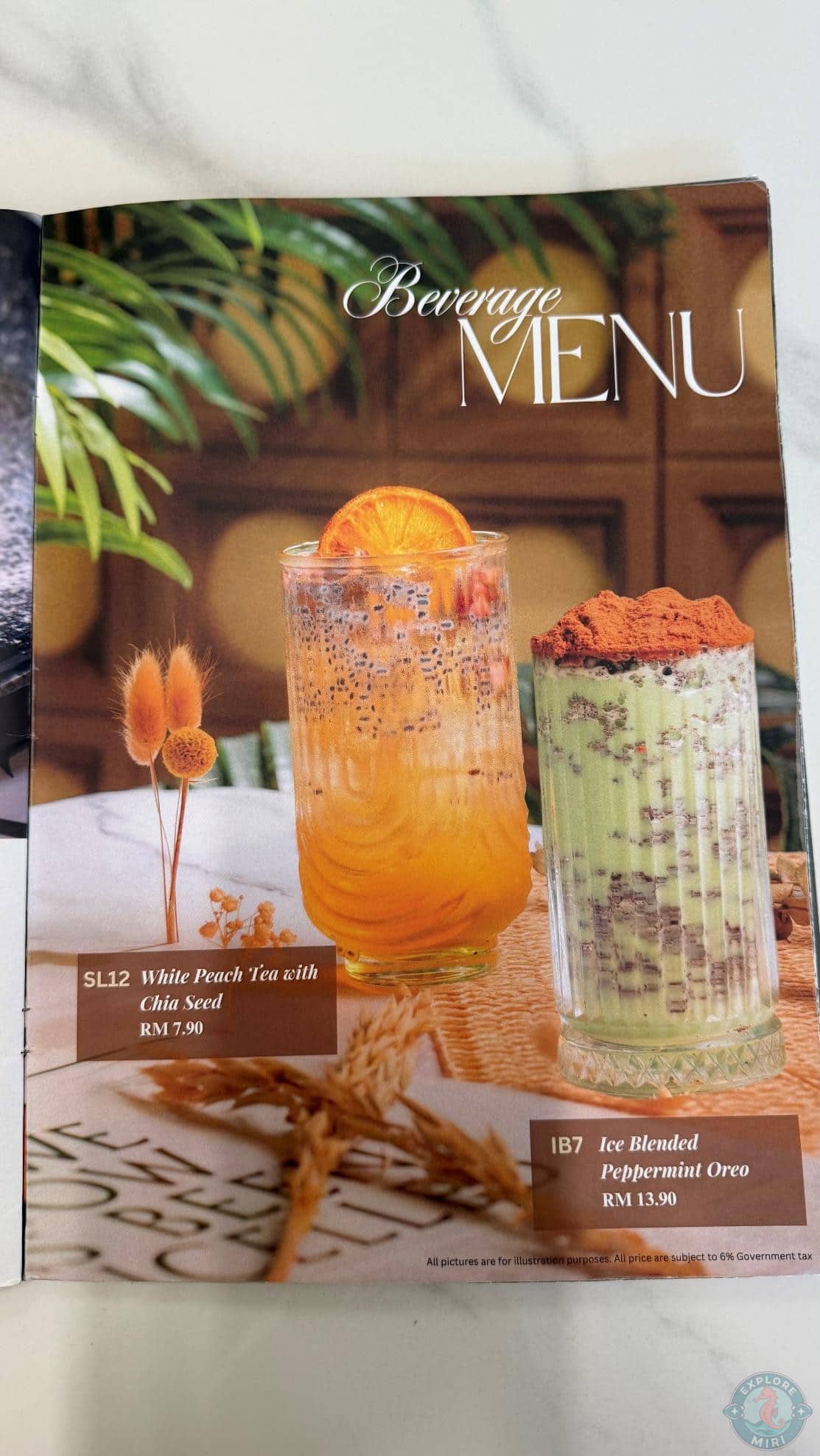 beverage menu