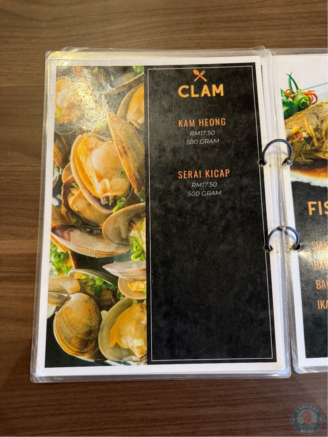 clam section