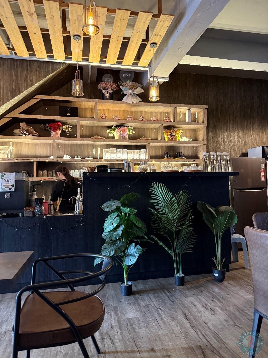 counter was visually pleasing and classy