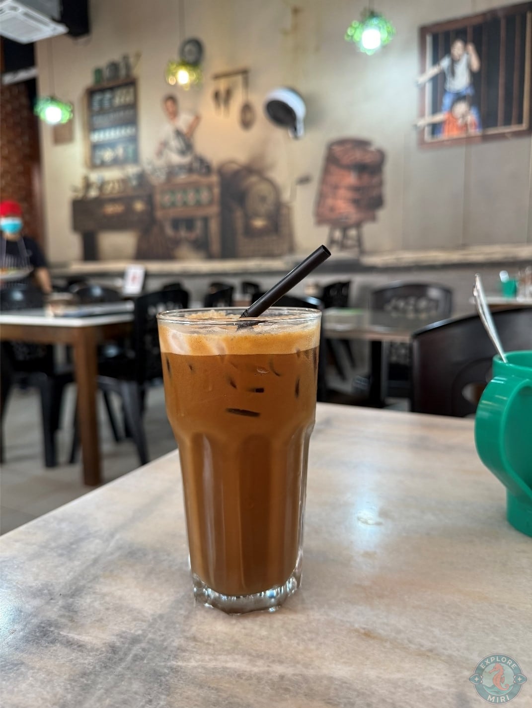 ice salted coffee