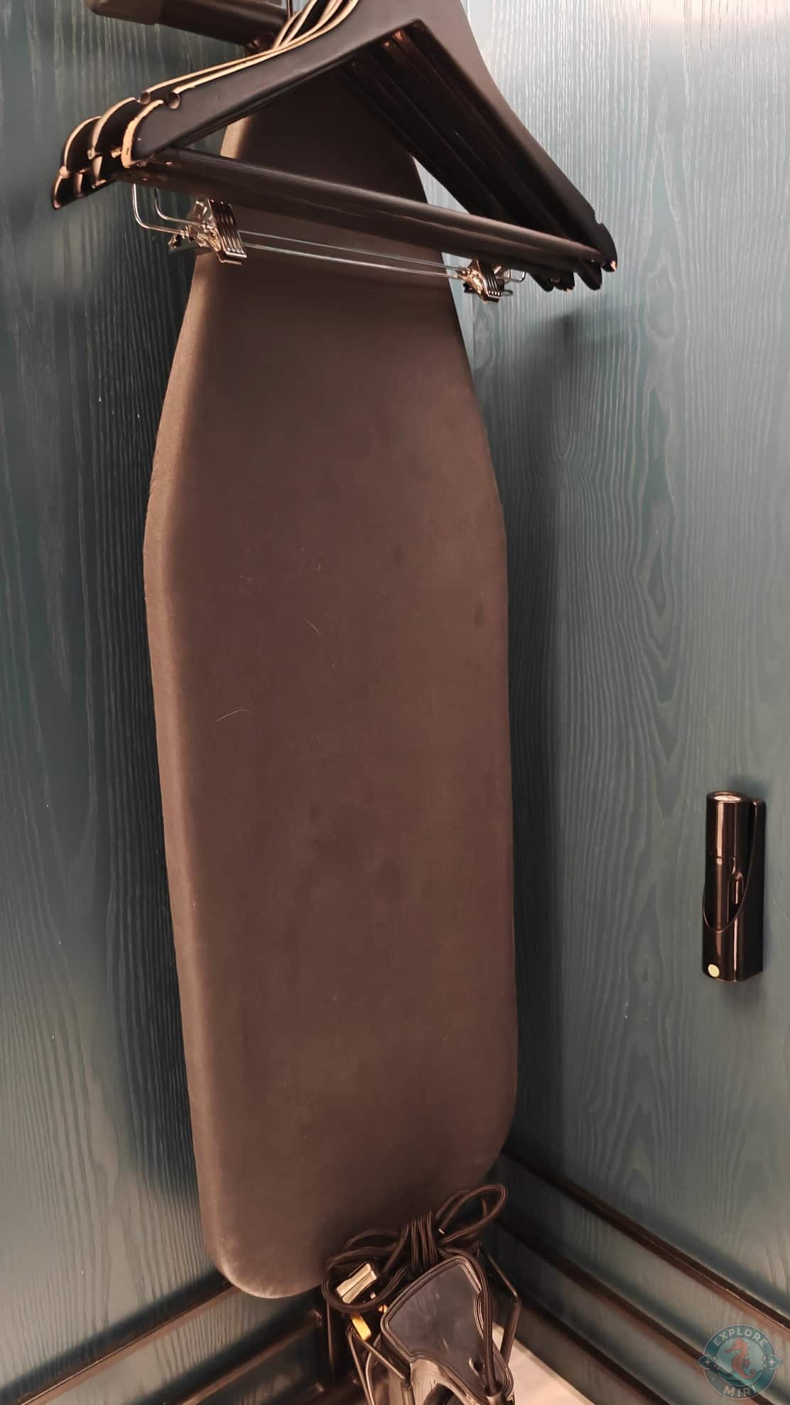 iron and an ironing board