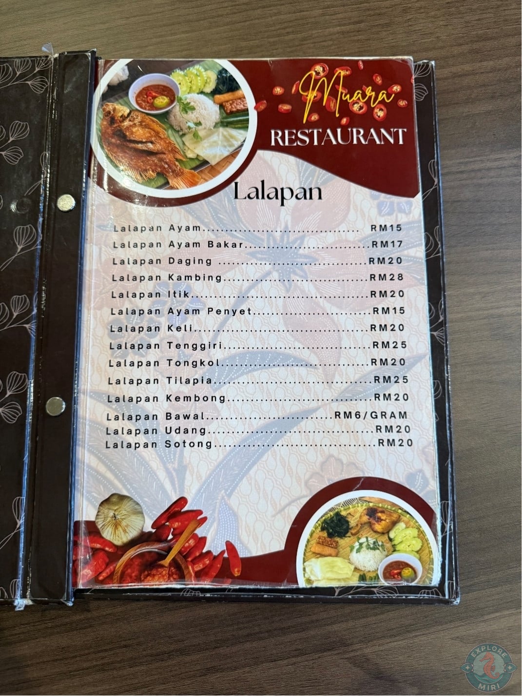 lalapan menu