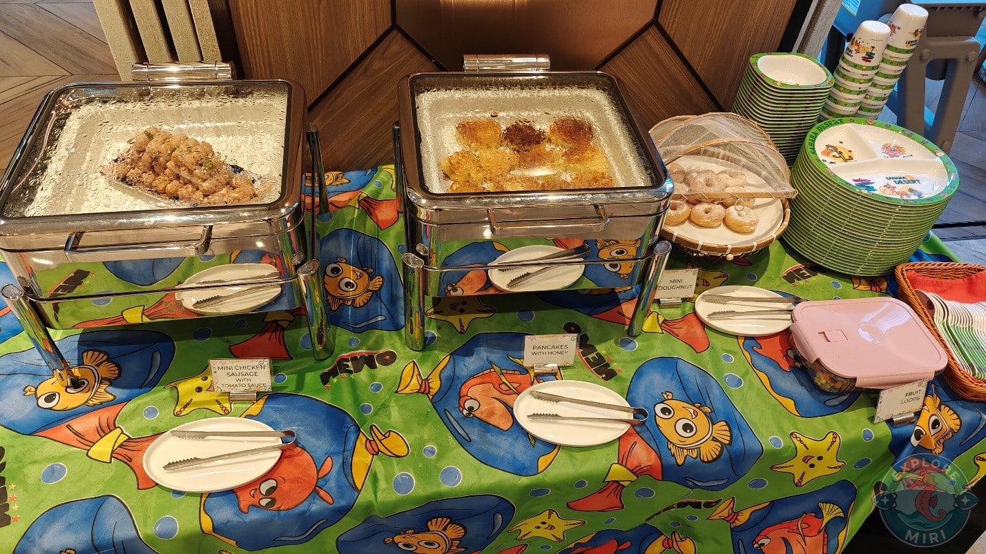 mini pancakes and donuts