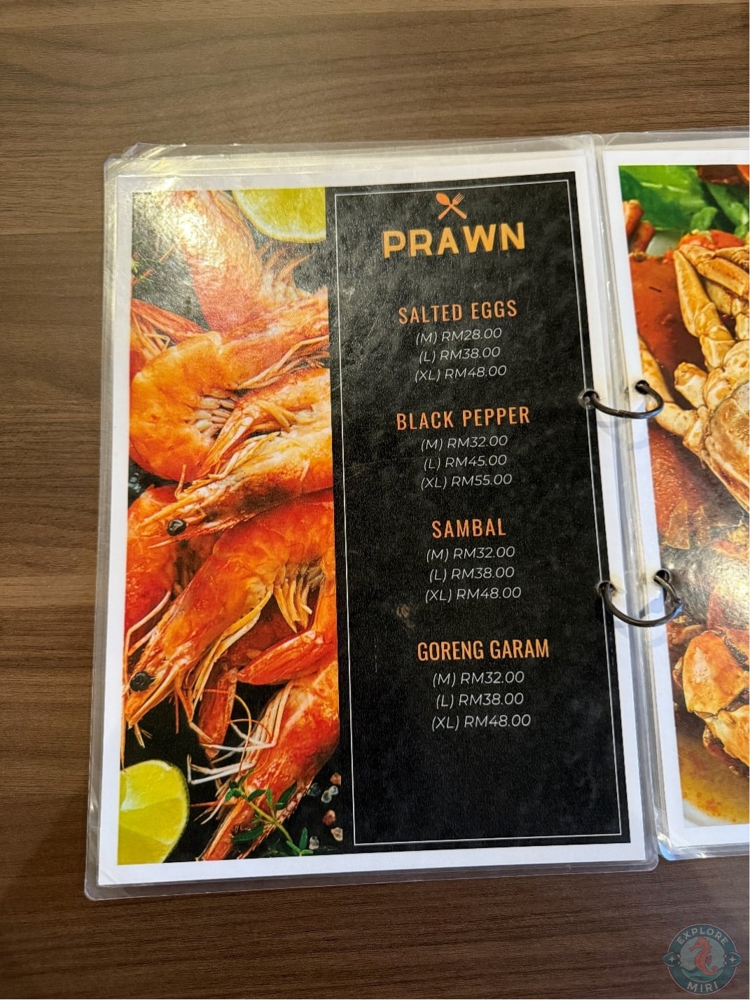 prawn section