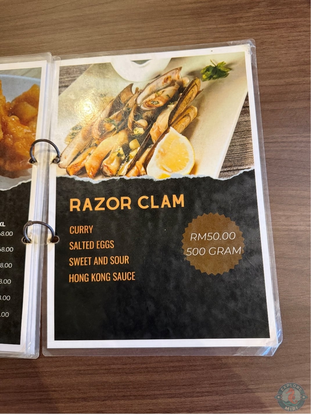 razor clams