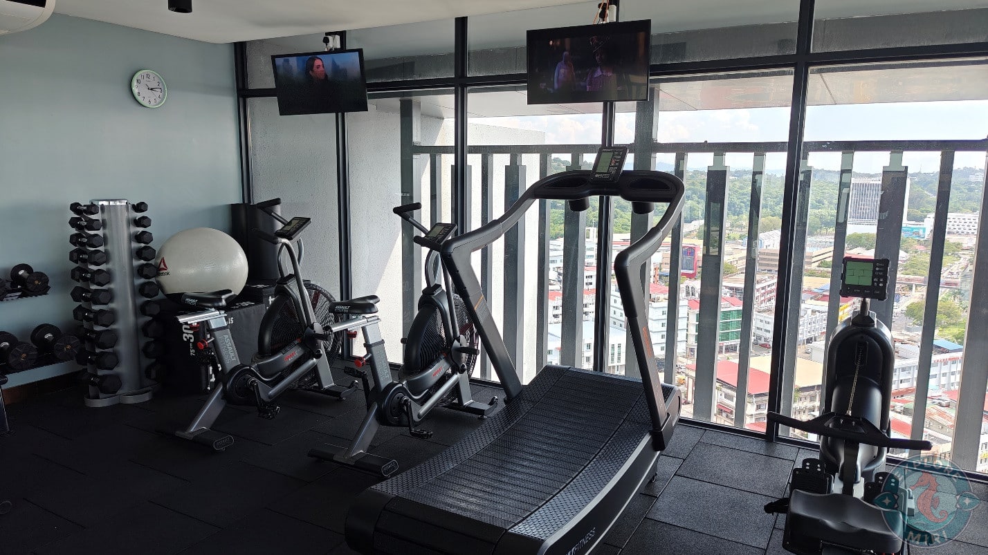 small selection of exercise gear