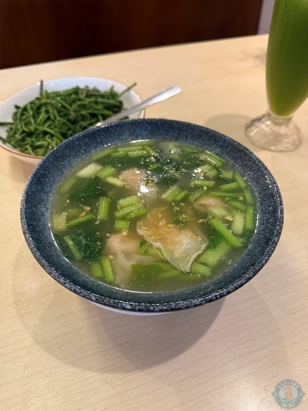 vege soup wantan