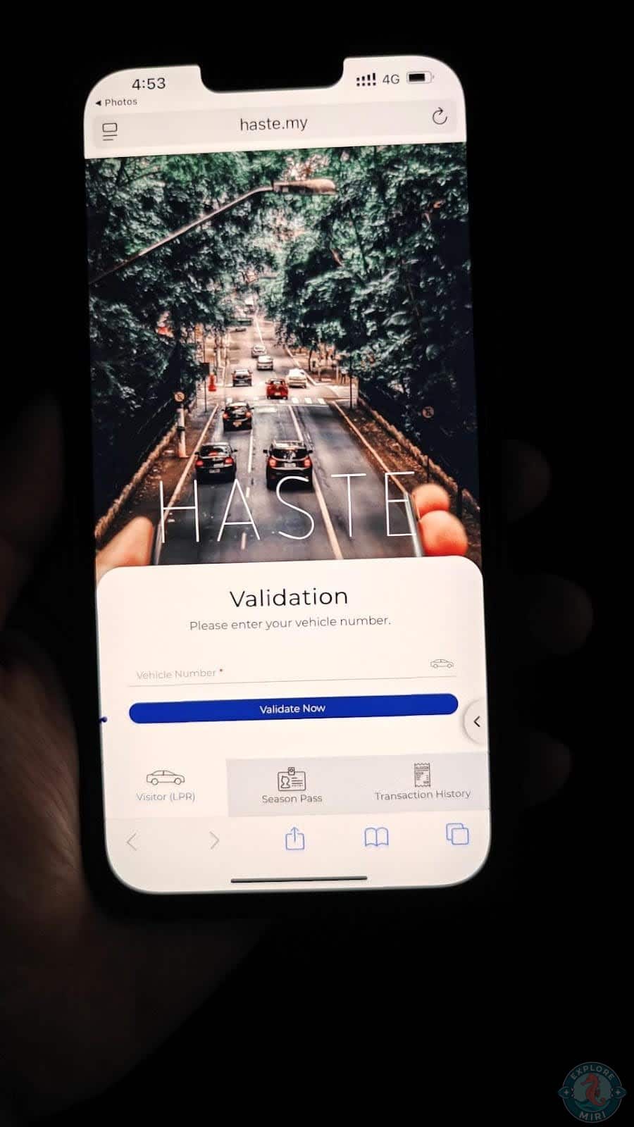 website was very simple and easy to use