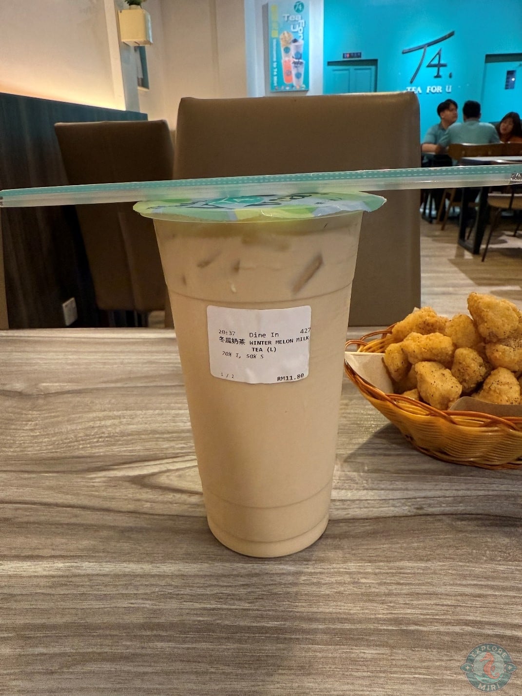 winter melon milk tea