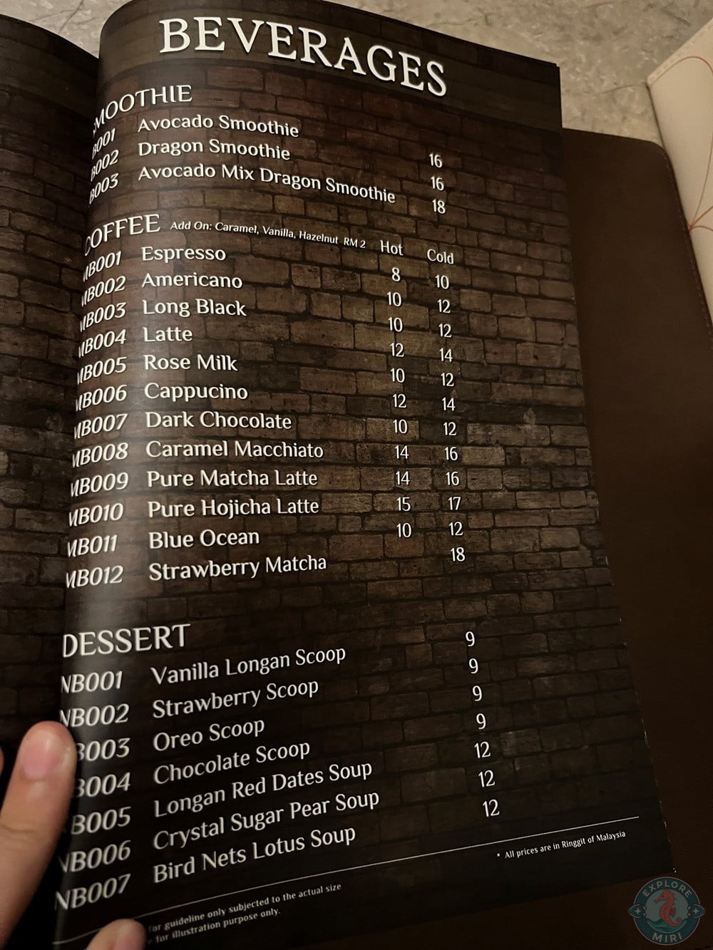 Barnyard 68 Restaurant Bar Beverages Menu Smoothie Coffee Dessert 26